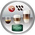 Función de memoria de la cafetera