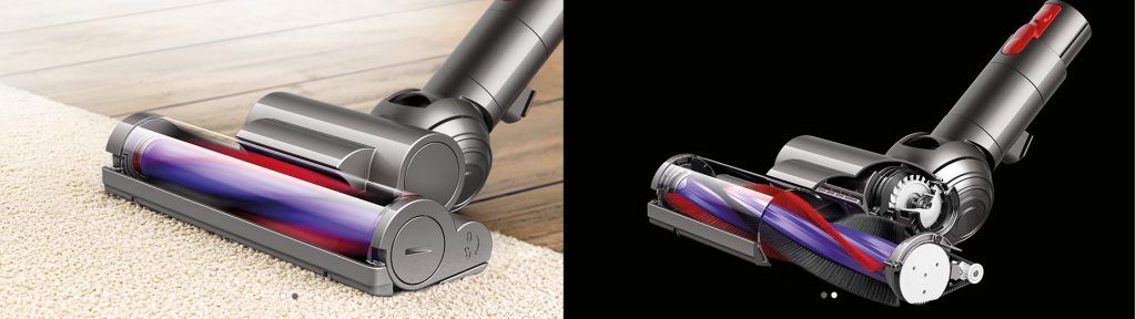 Cepillo turbo de fibra de carbono-dyson accesorios