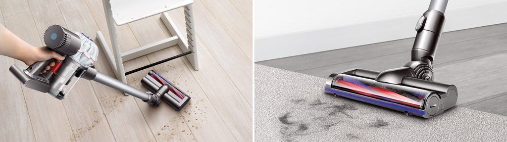 Dyson V6 Total Clean-tipos de suelos