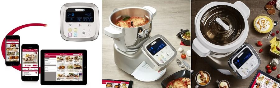 Moulinex I-Companion - Robot de cocina con conectividad Bluetooth