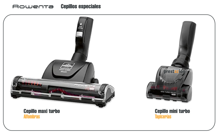 Rowenta Silence Force - cepillo turbo maxi y mini