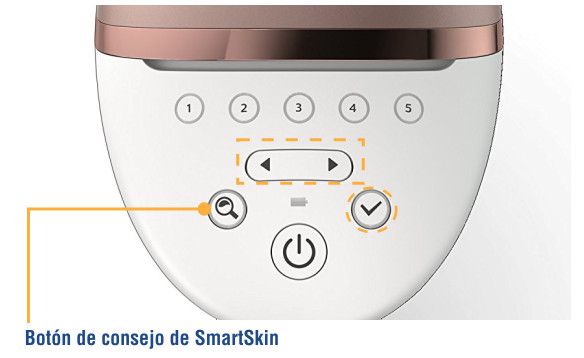 Philips Lumea Prestige BRI956-00-como ajustar la intensidad