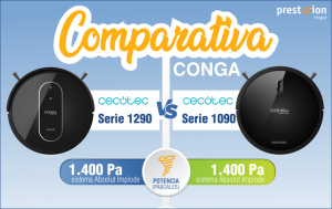 Conga robot aspirador-comparativa-serie 1290-1090