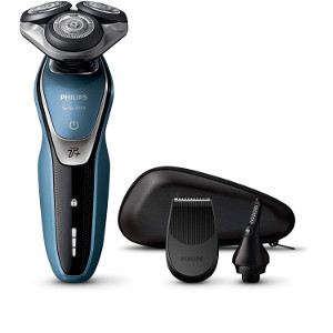 Philips S5630-45 - Afeitadora electrica, uso en seco y en humedo, 60 min bateria, recortador precision, nariz, turbo+