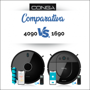 conga 4090 vs 1690 comparativa mejor robot aspirador