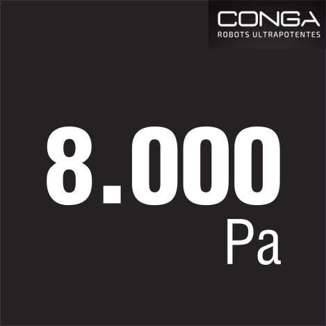 Robot Conga potencia 8000 pascales
