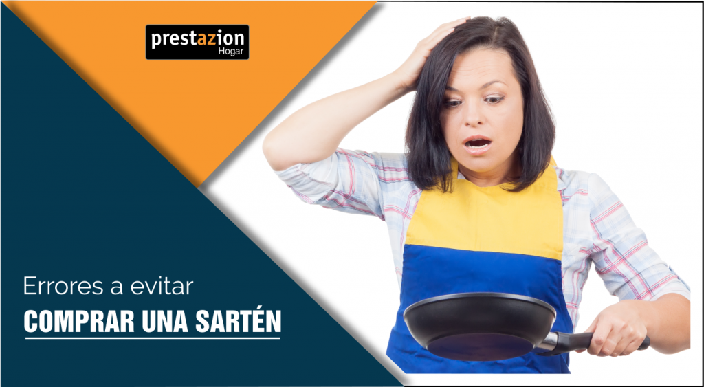 COMPRAR SARTEN ERRORES A EVITAR (mujer se lleva las manos a la cabeza)
