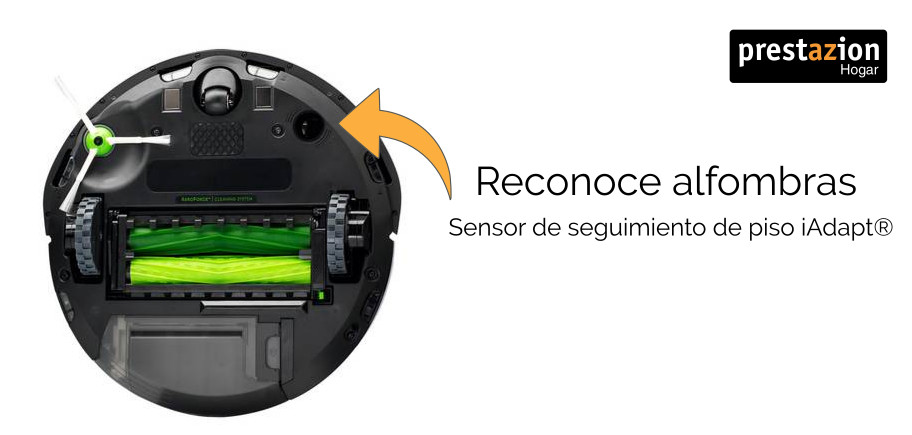 Robot-roomba-Sensor-de-seguimiento-de-piso-iAdapt