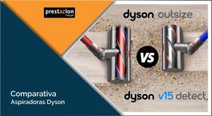 Dyson v15 detect vs Dyson Outsize_comparativa