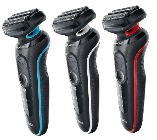 Braun series 5 colores rojo blanco azul