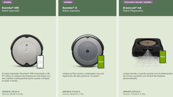 tienda de aspiradoras irobot