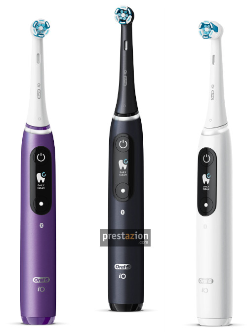 Oral-B iO Series 8 colores negro blanco y violeta