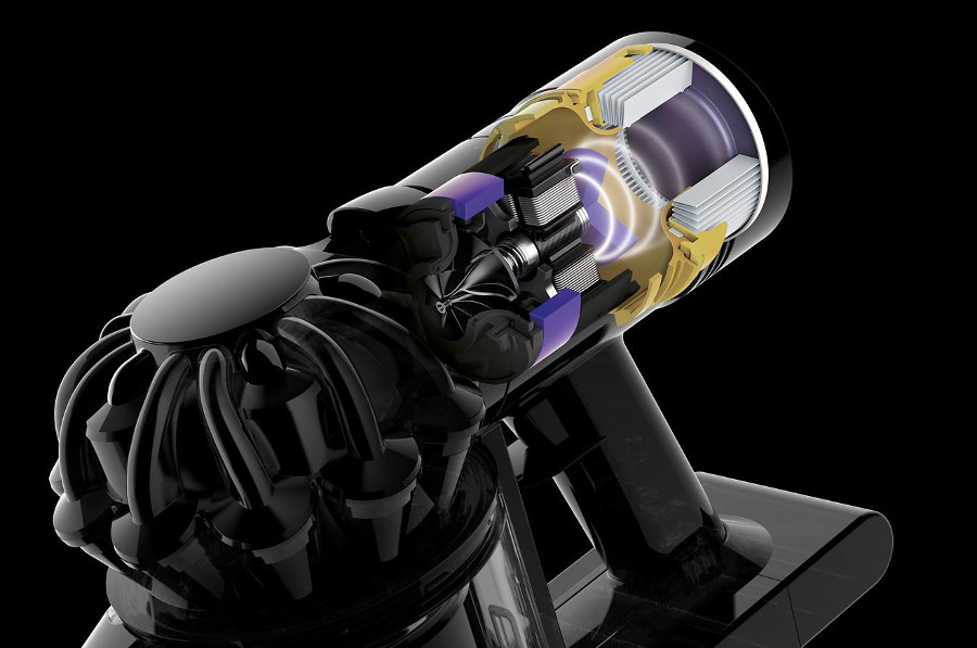 Dyson V8 nivel de ruido. Materiales que lo amortiguan