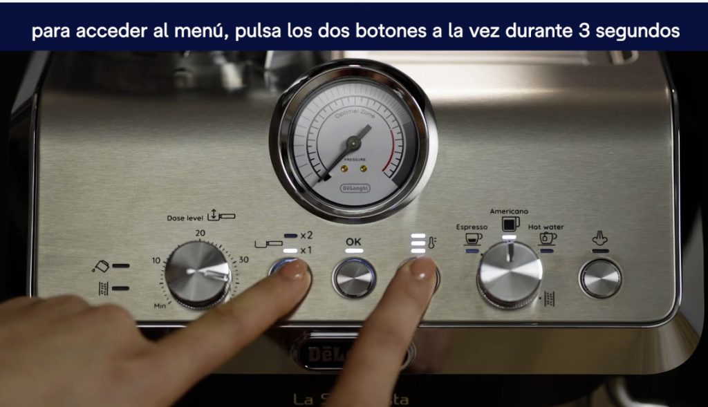 De'Longhi La Specialista Arte ajustes