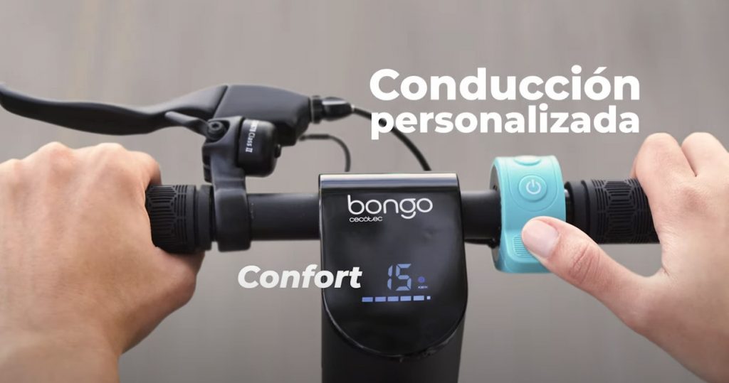 Bongo Serie A+ Max 45 Connected ajustes de velocidad
