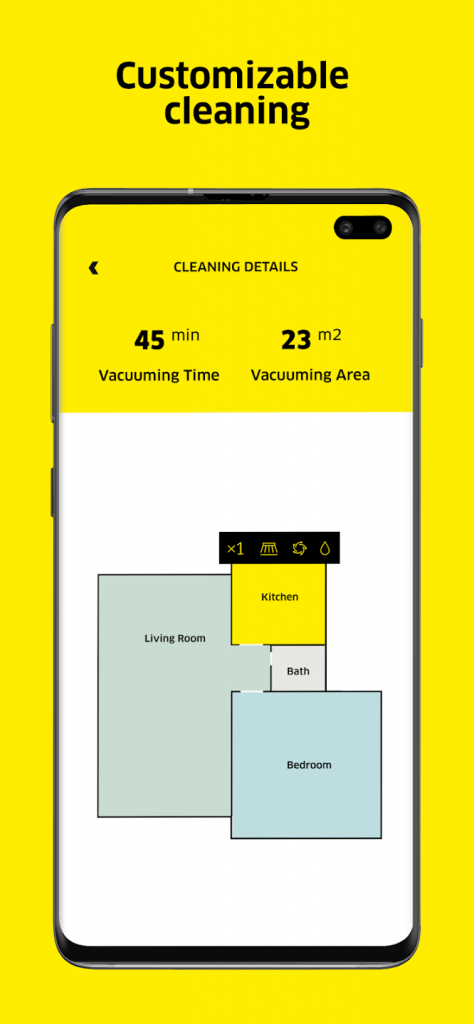 Kärcher Home Robots mapas app