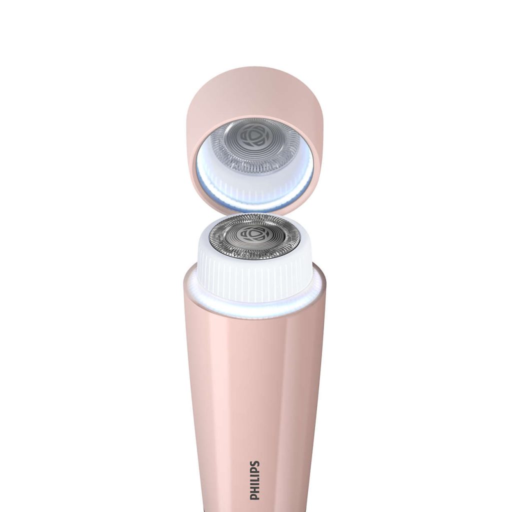 Philips afeitadora facial con luz