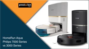 Comparativa Philips Homerun 7000 con base autovaciado vs 3000