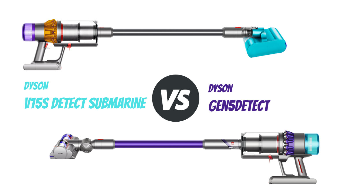Dyson v15 Detect Submarine vs. Gen5detect